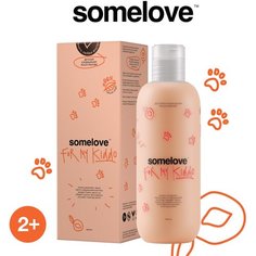 Детский кондиционер для волос с ароматом персика peach panther somelove, 250 мл