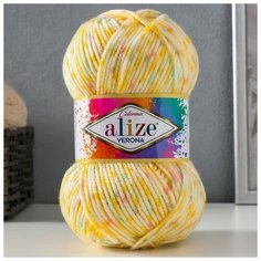 Пряжа "Verona" 100% акрил 210м/100гр (7701), 1шт Alize