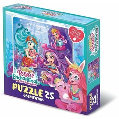 Пазл 25элементов Энчантималс Веселье в океане Оригами 7143 Origami