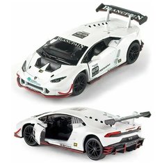 Модель машинки Lamborghini Huracan 13 см / Белая MSN Toys