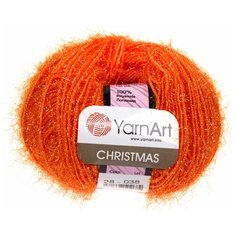 Пряжа YarnArt Christmas (ЯрнАрт Крисмас) 10 мотков цвет 28, оранжевый, 100% полиамид, 50 г 142 м