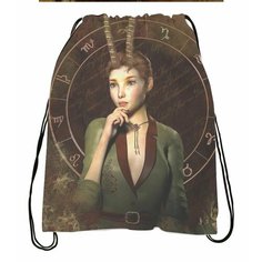 Сумка-мешок для обуви со знаком зодиака Козерог №9 Migom