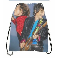 Сумка-мешок для обуви The Rolling Stones, Роллинг Стоунз №1 Migom