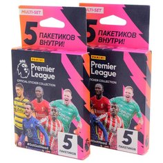 2 блистера наклеек Panini Premier League 2021-2022 (50 наклеек)