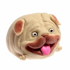 Мялка «Собачка» с пастой, цвета микс Нет бренда