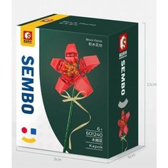 Конструктор Sembo Block "Цветок" 601240 98 деталей