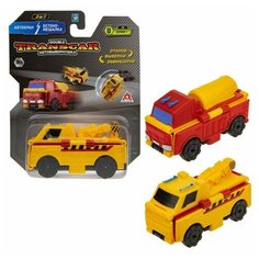 Автовывернушка Transcar Double «Автокран – Бетономешалка». 8 см 1 Toy