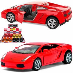 Машинка Металлическая модель Lamborghini Gallardo 1/32, красный, Kinsmart