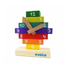 Конструктор деревянный Часы 14354С Cubika
