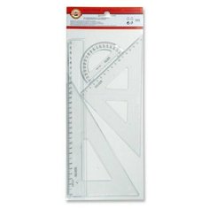 Набор геометрический большой Koh-I-Noor, прозрачный