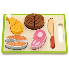 Игрушка развивающая из дерева Viga Режем ужин