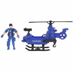Набор солдатиков играем вместе 1908Y031-R Полиция с вертолетом