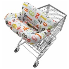 Infantino (США) Накидка чехол на стульчик детский универсальная "Облако цифр"