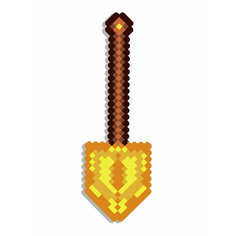 Игрушечное оружие Woodcarver Лопата золотая пиксельная»