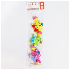 Растяжка на коляску/кроватку «Забавные зверята», 3 игрушки, виды микс, 42 - 51 см