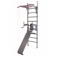 Шведская стенка Враспор с турником "Рукоход", скамьей и брусья+пресс Аризона-19 Arizona Sport