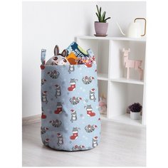 Корзина для игрушек JoyArty "Игривые рождественские котики" 35x50 см