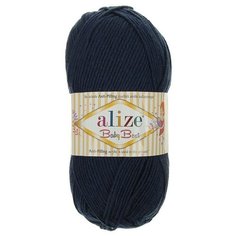 Пряжа ALIZE "Baby Best", 240 м*100 г, 58 темно-синяя, 1 шт