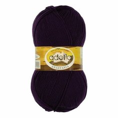 Пряжа ADELIA "ANASTASIA" 5 шт. в упак. цвет №20 т. фиолетовый (ANASTASIA-№20 т. фиолетовый)