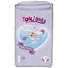 Tokibaby трусики M (6-11 кг), 48 шт.