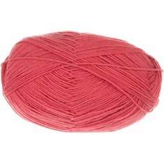 Пряжа "Австралийский меринос" 95%мер. шерсть,5% акрил объёмный 400м/100гр (185-Земляника) Пехорка