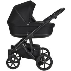 Коляска 2 в 1 Pituso Moon Luxury Ткань Black