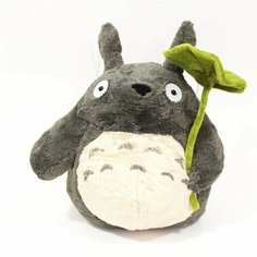 Мягкая игрушка Тоторо с листочком - Tonari no Totoro 35 см. Noname