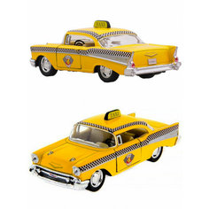 Металлическая машинка Kinsmart 1:40 «1957 Chevrolet Bel Air (Такси)» инерционная KT5360D