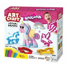 Набор для лепки Единороги, тесто 4х50 гр AЯT CRAFT 3551