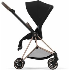 Cybex Mios 3 Прогулочная коляска, шасси Rose Gold/ручка Brown, Deep Black