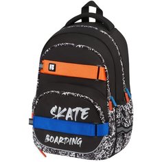 Рюкзак Berlingo "Free Spirit", Skater, 41х28х17 см, 2 отделения, 3 кармана, уплотненная спинка (RU09146)