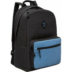 Рюкзак Grizzly RQL-318-1/1 черный - джинсовый