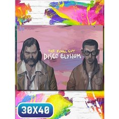 Картина по номерам на холсте игры диско элизиум - 12160 30х40