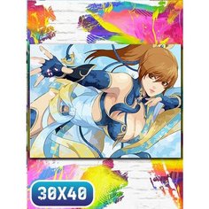 Картина по номерам на холсте игры dead or alive 5 - 12129 30х40