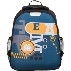 Ранец ортопедический школьный №1 School для мальчика, Light Team оранжевый, 2 отделения, 700 г