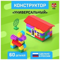 Конструктор №2, универсальный, 60 деталей Solomon