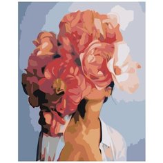 Картина по номерам Цветок розы 40х50 см Hobby Home