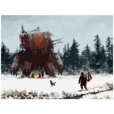Картина по номерам на холсте настольная игра Серп Iron Harvest - 6988 Г 30x40