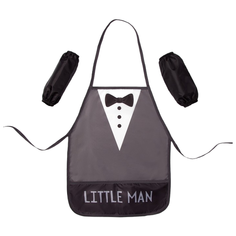 Этель Фартук с нарукавниками Little man, 4372631 серый