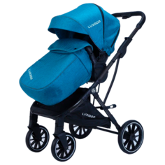 Прогулочная коляска Luxmom 740 Изумруд/черная рама