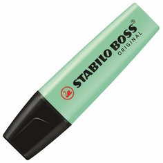 Текстовыделитель STABILO "Boss Pastel", мятный, линия 2-5 мм, 70/116 10 шт