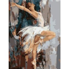 Картина по номерам Танцующая балерина 40х50 см Hobby Home