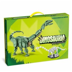 Конструктор Динозавр Бронтозавр со скелетом, 731 деталь / Конструктор пластиковый / Конструктор для мальчиков / Конструктор Парк Юрского Периода Lego