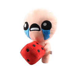 Мягкая игрушка Isaac с кубиком - The Binding of Isaac 30 см Noname