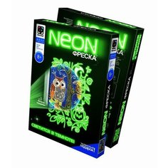 Набор для творчества Фантазер Фреска NEON Ночные посиделки 430003ФН Фантазёр