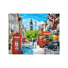 Картина по номерам Шумный Лондон 40х50 см Hobby Home