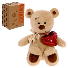 Мягкая игрушка «Медведь Misha с сердцем», 30 см Kult of Toys
