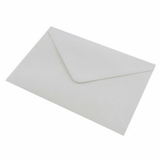 Конверты из дизайнерской бумаги 120 г, Белый, 13,5*19 см, 10 шт. Дон Баллон