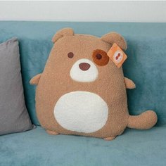 Мягкая игрушка подушка Собака для девочек и мальчиков, коричневая 40см Original Toys