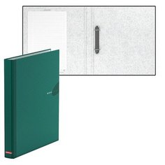 Папка на 2 кольцах А4, ErichKrause Work Inside, 35 мм, 1750 мкм, ламинированная, твердая обложка, зеленая./В упаковке шт: 1